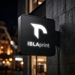 Premium LED Ausleger Schild – Rechteckig