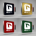 Premium LED Ausleger Schild – Rechteckig